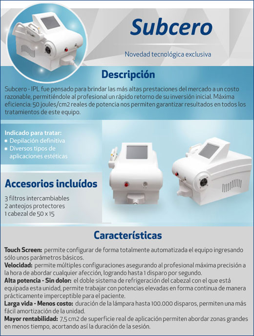 SUBCERO DE ELIGHT